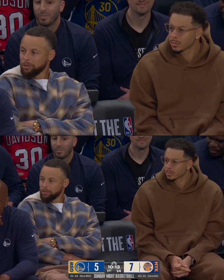 英雄联盟直播-😅库里打趣：我和克莱是”水花兄弟“ 我和赛斯是“康复兄弟”